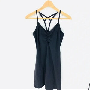 prAna shelf bra cross back strappy dress